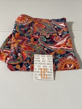TC Tall And Curvy Lularoe Leggings Gorgeous Multicolor Floral Paisley NWOT New