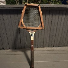 Vintage 1970's Wilson CHRIS EVERT Autograph Model Wood Tennis Racquet Press