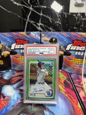 Bowman 2020 Mega Box Mojo Autographs Bobby Witt Jr. Auto RC Green /99 PSA 10