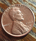 1960-D Lincoln Memorial Small Cent Denver Mint Copper DDO AND DDR AS WELL — photo 1