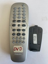 Philips DVD Remote Control Silver Grey Player System TV Media OEM