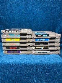 Nes console with 11 games metriod and more