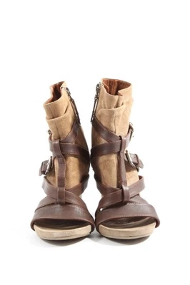 BRUNO PREMI High Heel Sandaletten Damen Sandaletten Gr. DE 36 braun-nude - Bild 1 von 4