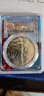 1987 American Silver Eagle 1 OZ PCGS MS68 - Witter Coin Insert