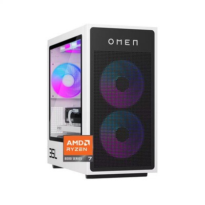 HP OMEN - 35L Gaming Desktop - AMD Ryzen 7 8700F - 32GB DDR5 Memory - NVIDIA ...