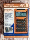 Victor Advanced Construction Calculator C6000 Protective Case Included