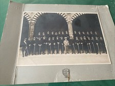 Antica Foto Militare Carabinieri Reali ? Uniforme Divise Con Firme Al Retro