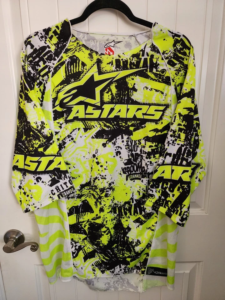 Camiseta deportiva Alpinestars Gravity Downhill Racing bicicleta de montaña para hombre talla grande Foto 2 de 4