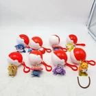 Pokemon Nintendo Lot of 8 1999 Burger King Keychains Dragonite Lapras Raichu