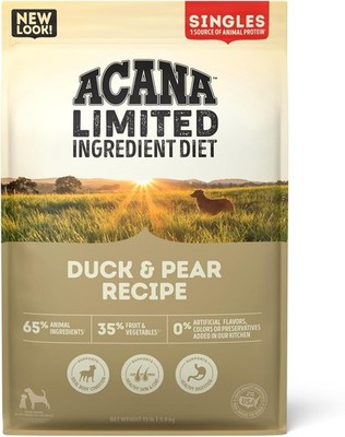 ACANA Singles Limited Ingredient Grain Free High Protein Dry Dog Food Duck & Pea