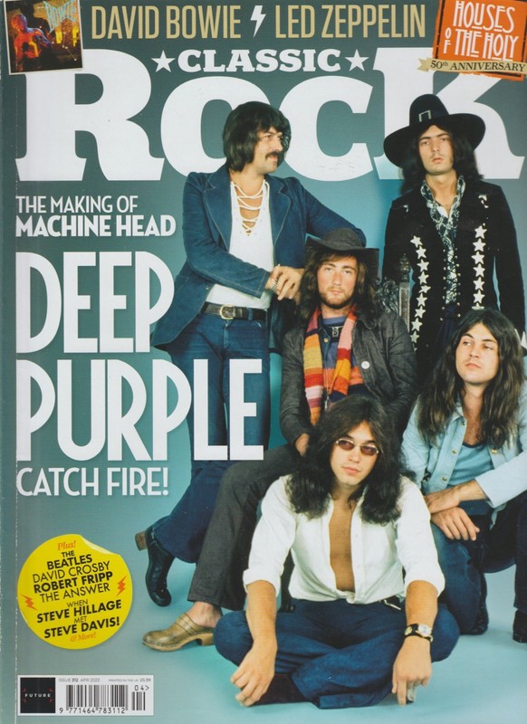 Classic Rock Magazine Issue 312 Deep Purple Machine Head Plus FREE