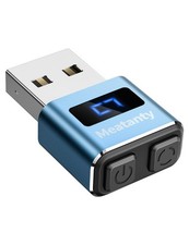 meatanty Metal Tiny Mouse Jiggler, USB Mover Undetectable, Auto Wiggler Blue