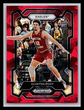 Quinten Post Boston College Eagles 2024 Panini Prizm Draft Picks #73 Red Ice