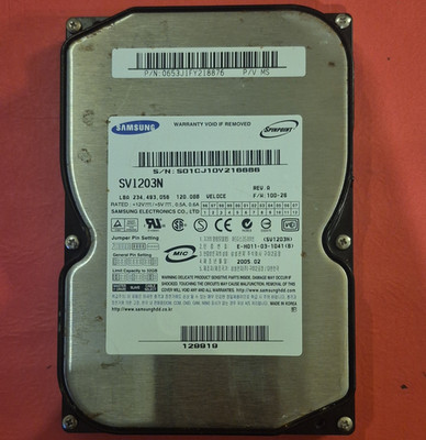 Samsung Spinpoint SV1203N 120GB 3.5'' IDE Internal Desktop HDD Shock Protected