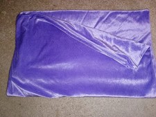 Velour Feel ZIPPER Lavender Purple BODY PILLOW Case or Cover 100 POLYESTER