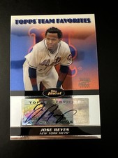 2008 Topps Finest Team Favorites Jose Reyes Auto /100 Certified Autograph Issue