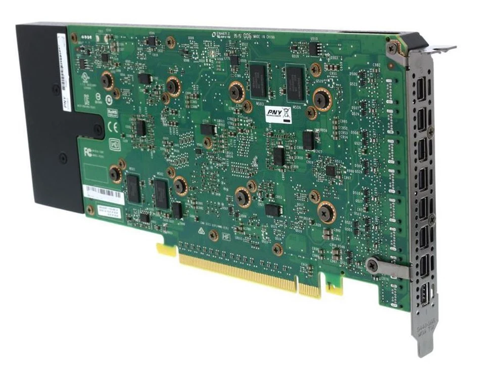 PNY NVIDIA NVS 810 - 8x Outputs Graphics Card 699-5G201-0500 - Image 3 of 4