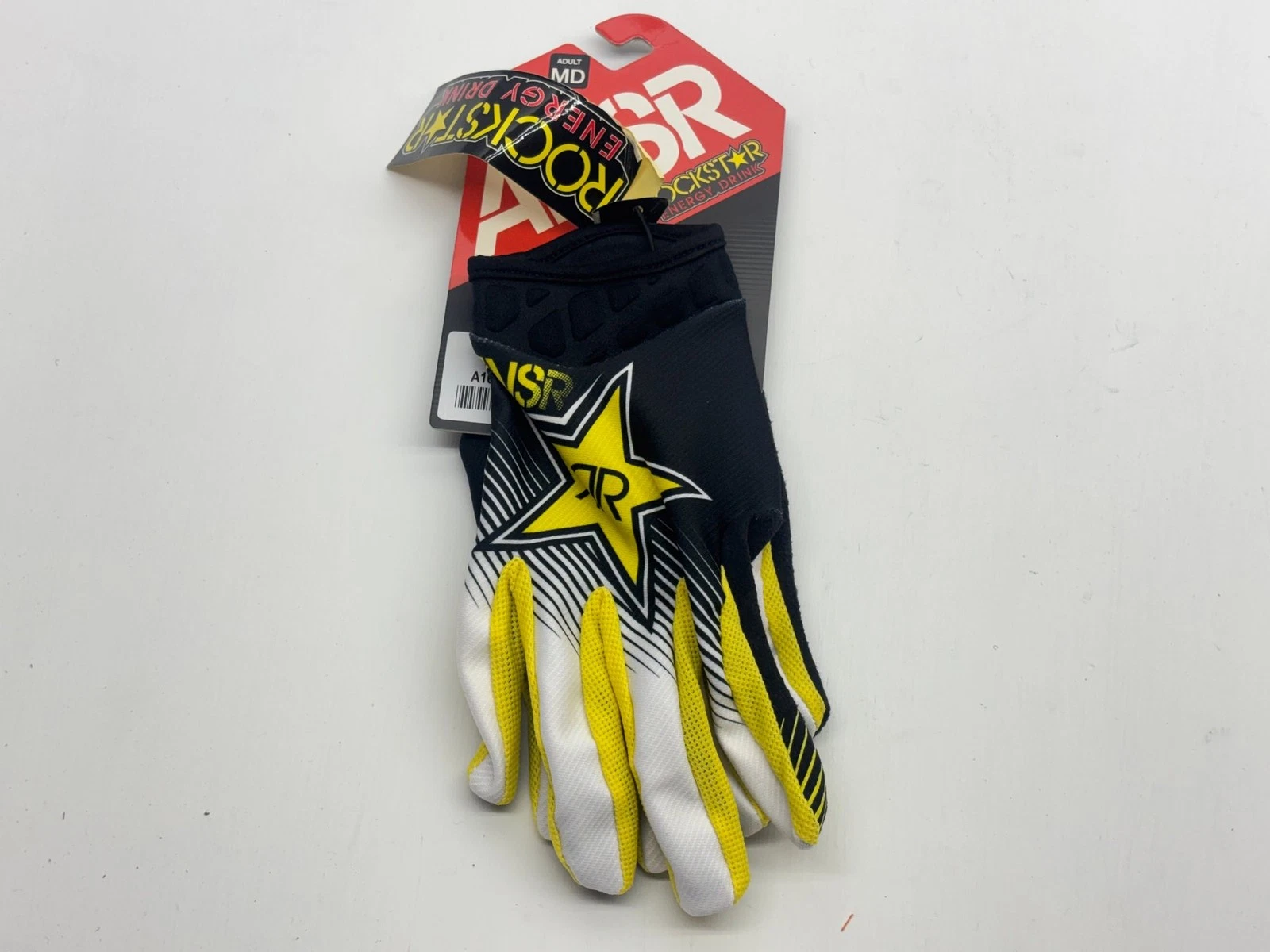 New Answer Men's Gloves Medium Black Yellow White M Riding Hand Gear Protection