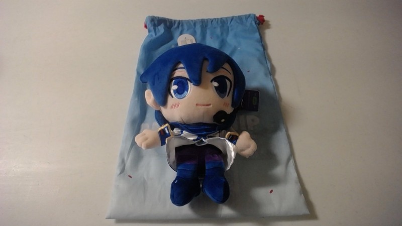 KAITO Plush Youtube Hatsune Miku Vtuber Crypton Media Makeship Only 1260 RARE!