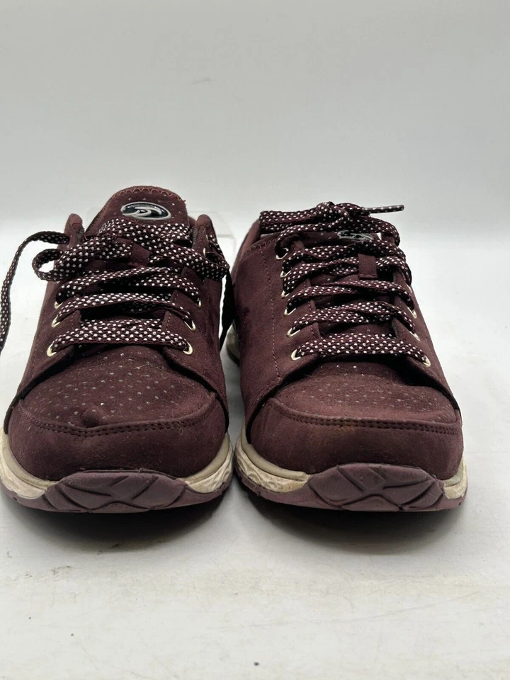 Dr Scholls Anna Fashion Athletic Women's Sz 10M Burgundy Lace Up Sneakers - Image 2 of 4