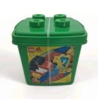 New LEGO Duplo 40pc Bucket (3126) Green Container Preschool Toys Vintage 2001