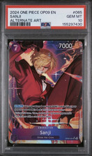 SANJI PSA 10 2024 ONE PIECE OP09-EMPERORS IN THE NEW WORLD #065 ALTERNATE ART