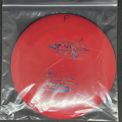 Innova Ken Climo 12x Star Wraith 171g Disc Golf Driver BOMBER! Red USED VGC -INK - Picture 5 of 21