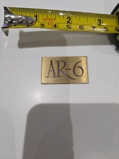 Acoustic Research AR6 speaker badge 