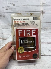 Fire-Lite Alarms Model BG-12 Dual-Action Pull Station Fire Pittway