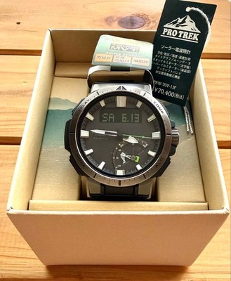 Casio Pro Trek PRW-70Y-1JF Solaruhr Triple Sensor Kompass Höhenmesser