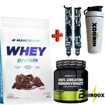 ALLNUTRITION  WHEY PROTEIN 908g  + Biotech USA Creatine 300 gramm + Bonus