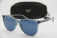NEW EMPORIO ARMANI EA 4206D 5934/80 CLEAR BLUE AUTHENTIC SUNGLASSES 57-19