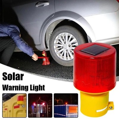 Solar LED Emergency Light Solar Traffic Tower Crane Warning Light LED Bulb Lamp
