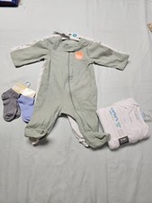 carter s baby size 3 months. 2 footed sleepers size 3 mo.  3 pack of body...