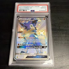 Pokémon Lycanroc GX Shiny Holo Rare Hidden Fates SV67/SV94 PSA 10 Full Art on eBay