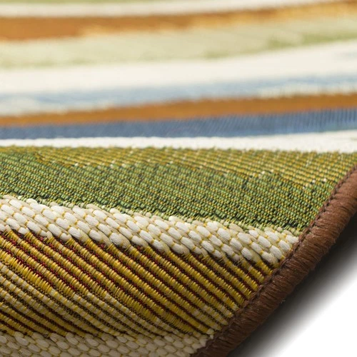 Marina Indoor/Outdoor Power Loomed Synthetic Blend Low Profile Area Rug - Tra... - Picture 7 of 9