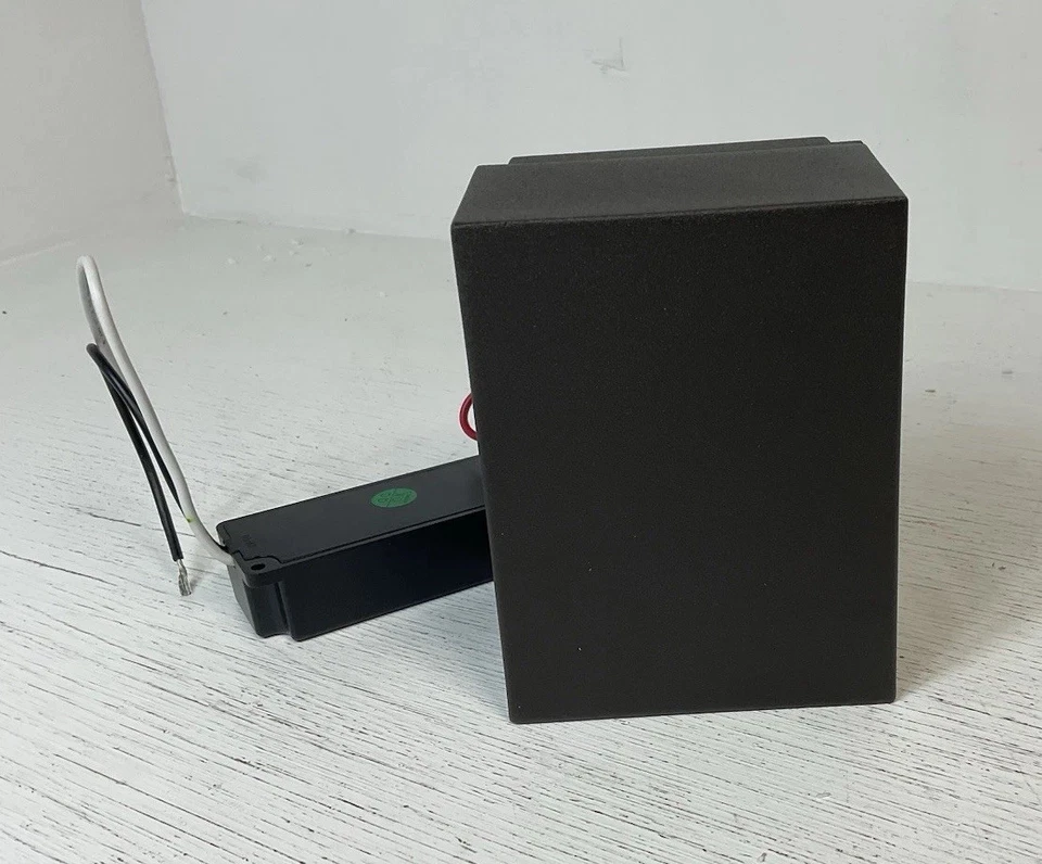 Aplique de pared exterior Sonneman Box 7340, 7340,72-WL - bronce texturizado Foto 4 de 4