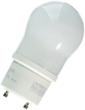TCP 33114A19 Covered CFL A19 - 60 60 Watt Equivalent - GU24 Base, As Shown