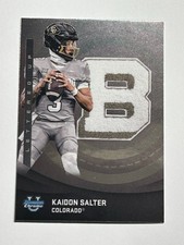 2025 Bowman Chrome University Lettered Up Kaidon Salter #LU-2 Colorado Buffaloes