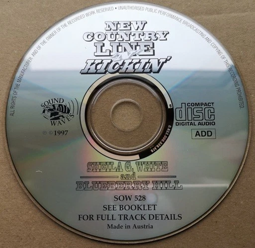 New Country Line 'N' Kickin' Sheila G White Blueberry Hill CD VGC - Image 3 of 3