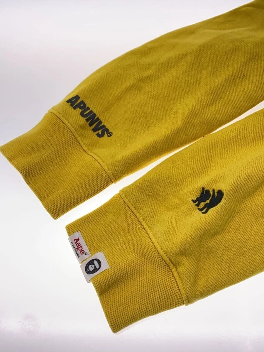 A BATHING APE (BAPE) AAPE BY A BATHING APE pullover felpa con cappuccio giallo S