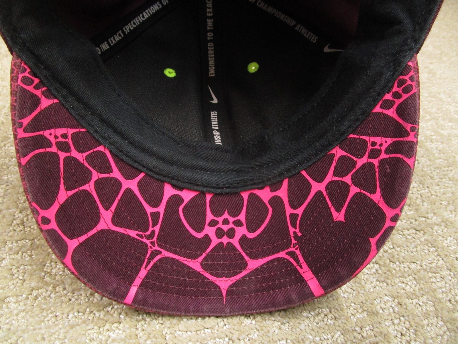 Nike Cap Hat Snap Back Men Adjustable Purple Lebr… - image 5