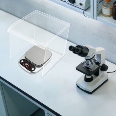 Acrylic Laboratory Shield, Shield Dust Cover, Draft Shield For Lab Equipment