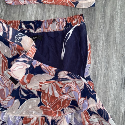 Neu mit Etikett Lulus zweiteiliges Rockset mit Blumenmuster durch die Blumen schwebend Small - Bild 10 von 13