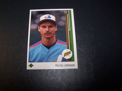 Randy Johnson Upper Deck Card #25 Star Rookie