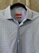 Hugo Boss Sharp Fit Dress Casual Button Down Shirt SZ 16.5 Long sleeve