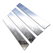 4pc. Luxury Fx Chrome Pillar Post Trim Fit For 2007-2013 Acura Mdx