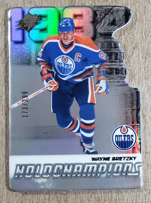 2022-23 SPx Holochampions Wayne Gretzky /299 Edmonton Oilers #HC-WG