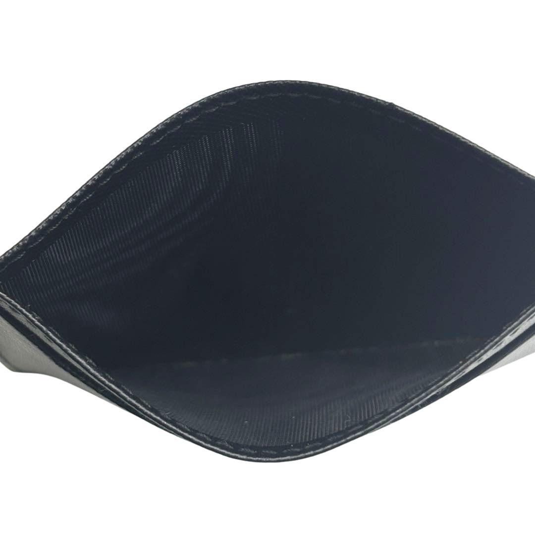 Prada Saffiano Leather Card Case Black thumbnail 7