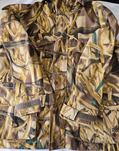 Cabelas for Women Advantage Wetlands Camo Jacket Full Zip Hooded Hunting Coat S - Picture 10 of 24